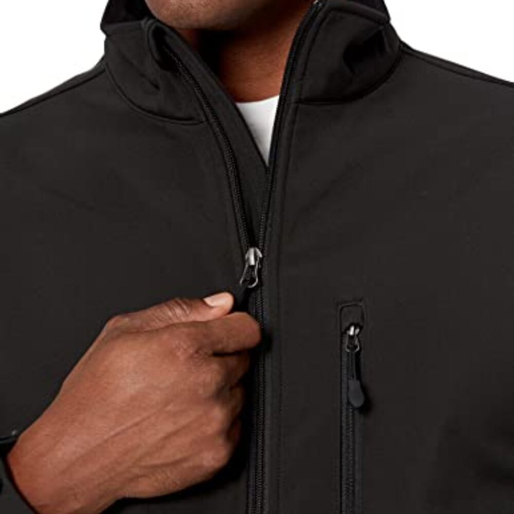 Men's Water-Resistant Softshell Jacket Classic Fi… - image 5
